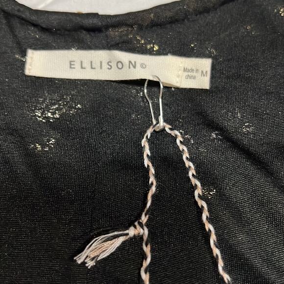 Ellison Ivory and Gold Sequin Shift Cocktail Dress Size Medium - Picture 10 of 11